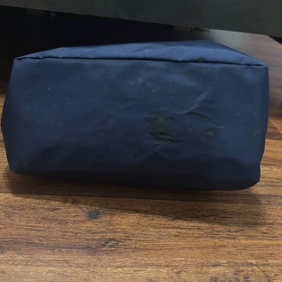 Bally Navy Blue/Black Nylon and Leather Shopper Tote - Picture 13 of 15